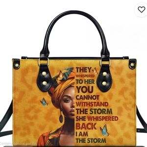 Stylish Yellow Graphic Women's Bag